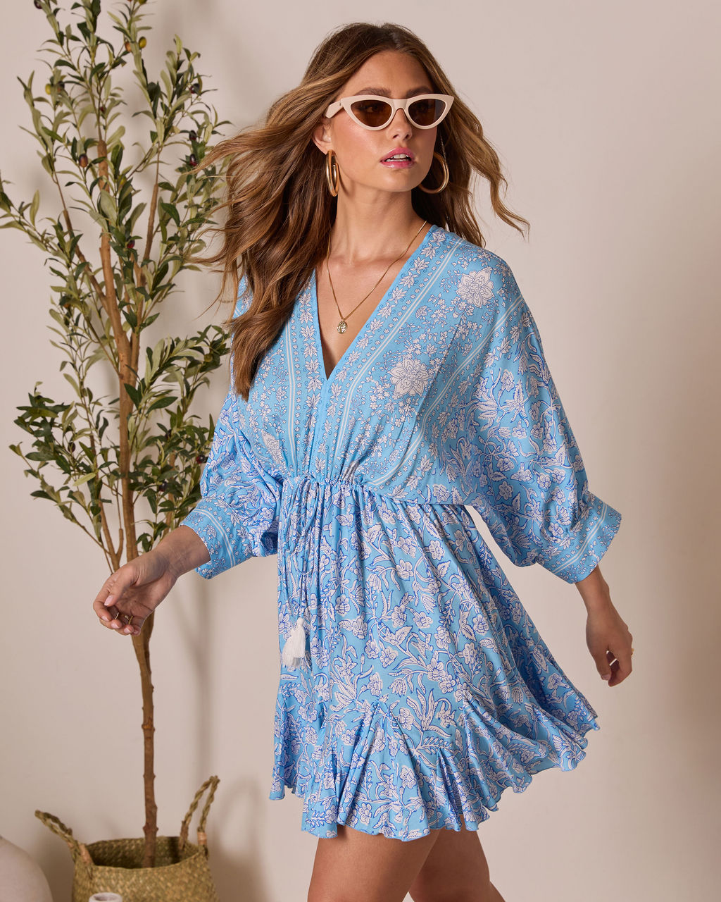 Athena Floral Dress